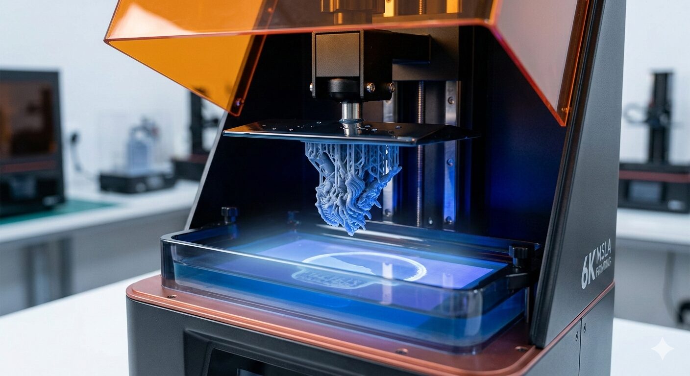 6K MSLA Tlač modelu