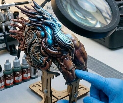 Finálne detailné maľovanie